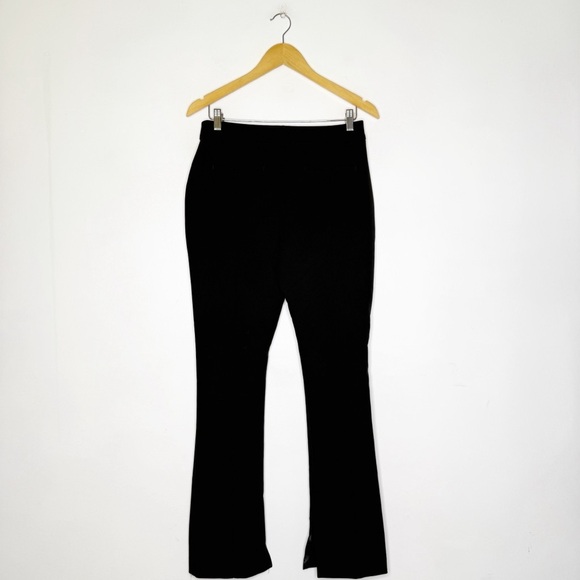 Express Editor Split Ankle Black Dress Pants Trousers Size 6 - Picture 3 of 8